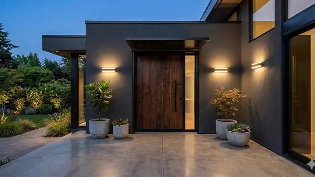 Kombinasi Cat Teras dan Pintu Kayu Agar Terlihat Elegan
