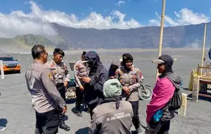 Bromo Kembali Dibuka, Polisi Perketat Patroli Cegah Kebakaran Hutan