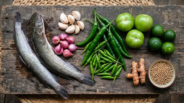 Resep Lele Geprek Sambal Ijo (AI Generated)