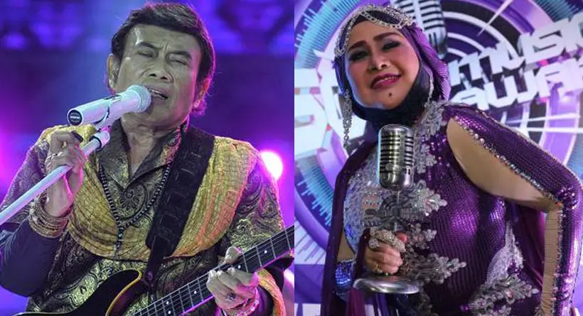 Rhoma Irama dan Elvy Sukaesih 