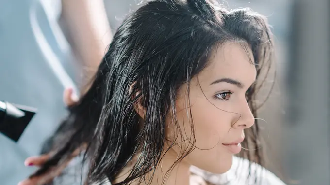 Ilustrasi styling rambut