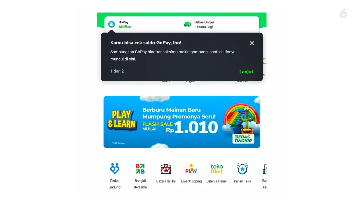 Mengaktifkan dan Menyambungkan GoPay di Tokopedia