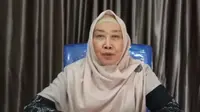 Rektor Universitas Riau Sri Indarti yang membuat pengaduan masyarakat ke Polda Riau. (Liputan6.com/M Syukur)