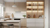 8 Model Etalase Dapur Minimalis 2025, Tampilannya Cantik dan Bikin Betah