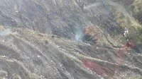 Penampakan Lokasi Jatuhnya Pesawat Germanwings