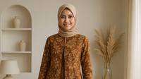 7 Model Tunik Batik Belah Depan, Nyaman dan Anggun untuk Gaya Sehari-hari (sumber:AI)