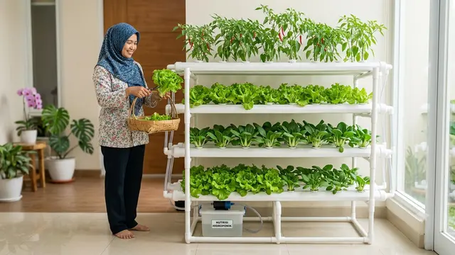 Ide Kebun Sederhana agar IRT Tidak Kehabisan Bahan Masakan. Gemini