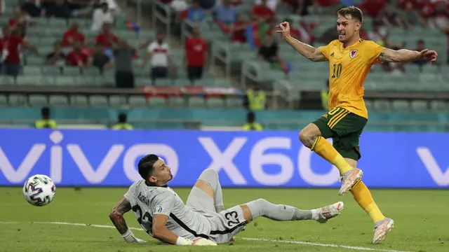 Foto Piala Eropa: Walau Gagal Pinalti, Bale Tetap Menjadi Aktor Kemenangan Wales Ketika Melawan Turki pada Grup A Euro 2020