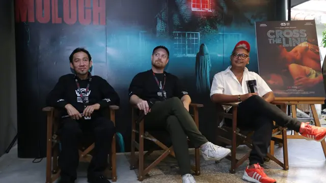 [Fimela] Konferensi pers film Cross The Line