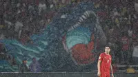 Pemain Timnas Indonesia, Kevin Diks saat melakukan debut bersama timnya ketika laga lanjutan putaran ketiga Grup C Kualifikasi Piala Dunia 2026 melawan Jepang di Stadion Utama Gelora Bung Karno (SUGBK), Senayan, Jakarta, Jumat (15/11/2024). (Bola.com/Bagaskara Lazuardi)