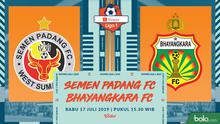 Shopee Liga 1 - Semen Padang FC Vs Bhayangkara FC (Bola.com/Adreanus Titus)