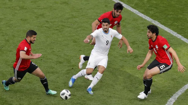 Uruguay, Mesir, Piala Dunia 2018, Pesta Bola 2018