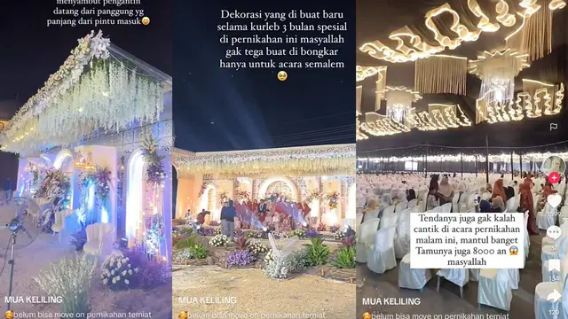 Pernikahan Mewah Bertema Palestina