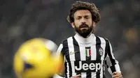 Sebelumnya Andrea Pirlo baru saja diumumkan Juventus sebagai pelatih Tim Juventus U-23, tepatnya pada 30 Juli lalu. (AFP/Marco Bertorello)