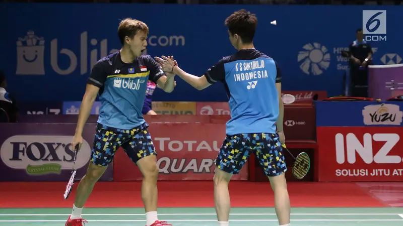 Hajar Ganda Putra China, Kevin/Markus Melenggang ke Semifinal