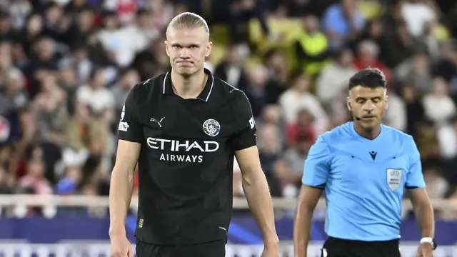 Penyerang Manchester City, Erling Haaland