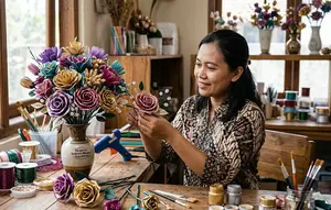 Cara Membuat Bunga dari Sedotan Plastik yang Mewah dan Bernilai Jual Tinggi
