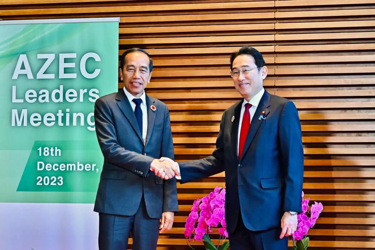 Presiden Jokowi  menghadiri KTT AZEC di Kantor PM Jepang, Senin (18/12/2023). (Foto: BPMI Setpres/Laily Rachev)
