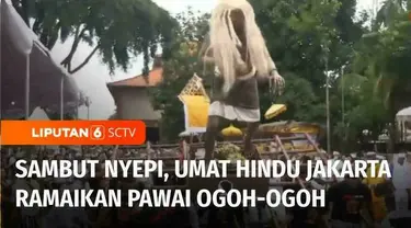 Umat Hindu di Ibu Kota juga menyambut meriah Hari Suci Nyepi dengan menggelar Pawai Ogoh-Ogoh, mulai dari anak-anak hingga dewasa mengikuti tradisi ogoh-ogoh sebelum menuju keheningan.