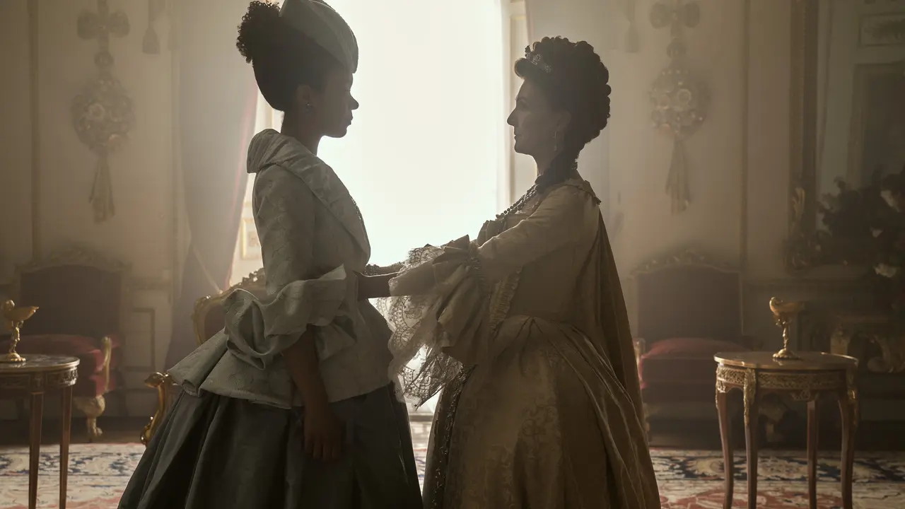 Potongan scene serial Queen Charlotte: A Bridgerton Story