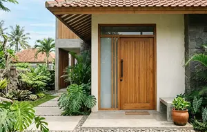 7 Model Pintu Rumah Japandi dengan Material Lokal, Tahan Lama dan Ramah Anggaran
