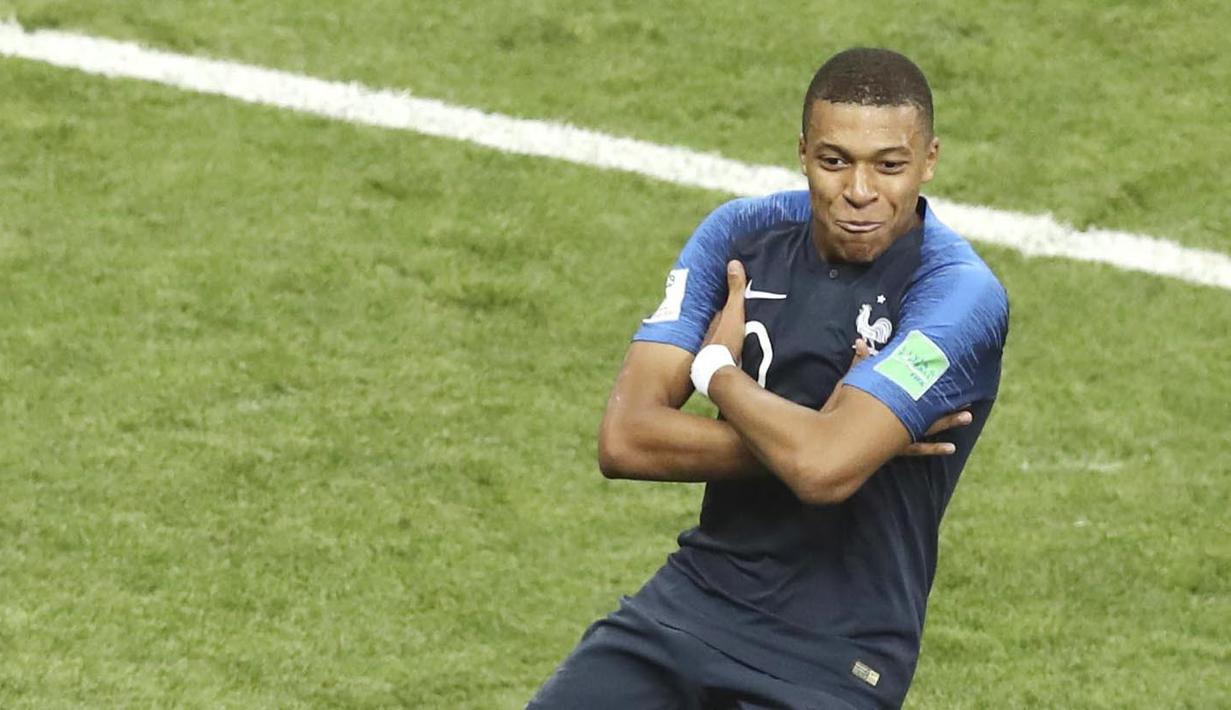 9. Kylian Mbappe - Penyerang Paris Saint Germain (Prancis). (AP/Thanassis Stavrakis)