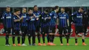 Para pemain Inter Milan tampak kecewa takluk dari Juventus melalui adu penalti. Pada babak final, Juventus akan bertemu dengan AC Milan. (EPA/Daniele Mascolo)