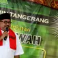 Rano Karno saat bertemu sejumlah majelis Taklim ke Sukasari, Kecamatan Tangerang, Kota Tangerang, Banten, Kamis (19/01/2017). (Yandhi Delstama/Liputan6.com)