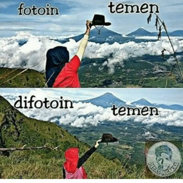 6 Meme Fotoin Vs Difotoin Teman Ini Sering Terjadi, Hasilnya Bikin Elus Dada