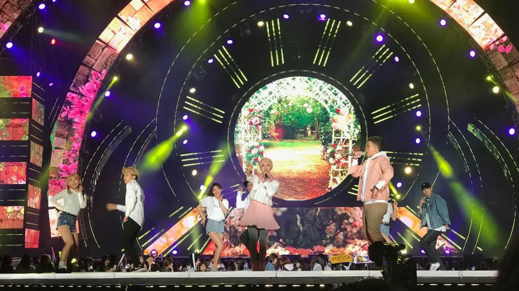 Perwakilan Indonesia saat tampil dalam Kpop World Festival di Changwon, Korea Selatan. (KBRI Seoul)