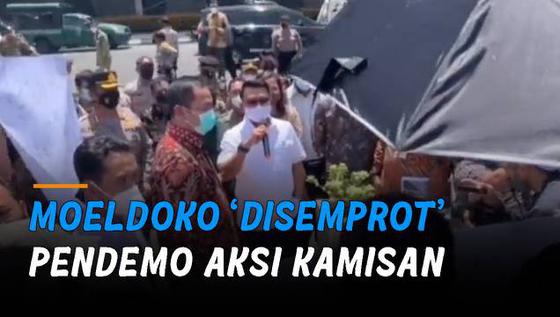 VIDEO: Kala Moeldoko 'Disemprot' Pendemo Aksi Kamisan di Semarang