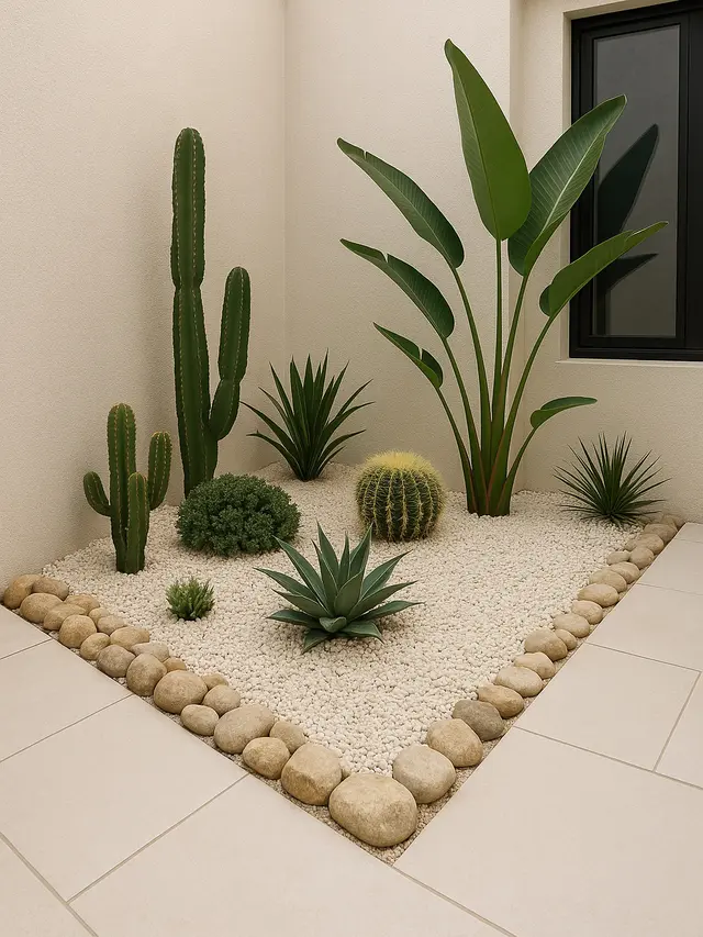 Desain Taman Sudut Rumah Minimalis