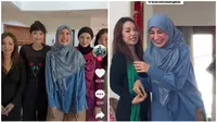 Shireen Sungkar dan bintang Cinta Fitri reuni setelah 12 tahun tamat (Foto: tiktok shireenwisnu/ Instagram donitabhubiy)