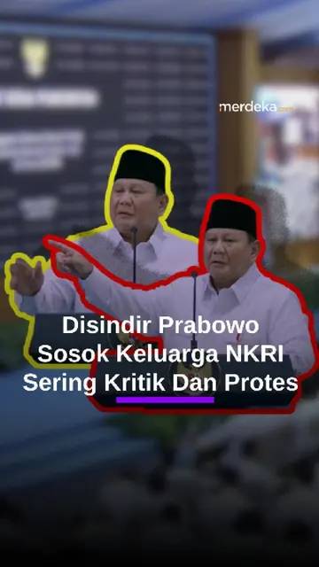 Prabowo Sindir Keluarga NKRI Tak Mau Diajak Kerjasama: Sering Kritik Bilang Goblok