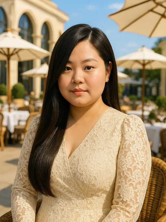 Model Rambut Panjang Lurus untuk Wajah Bulat dan Hidung Pesek