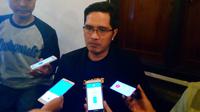 Juru bicara KPK Febri Diansyah saat di Malang, Jawa Timur (Liputan6.com/Zainul Arifin)