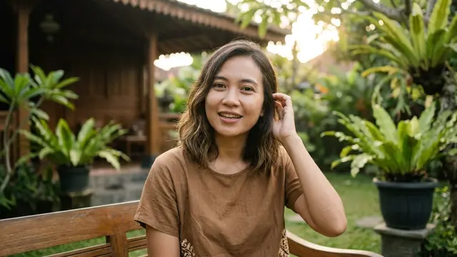 Model Rambut Pendek Wanita yang Tetap Cantik Meski Jarang Ditata (AI Generated)