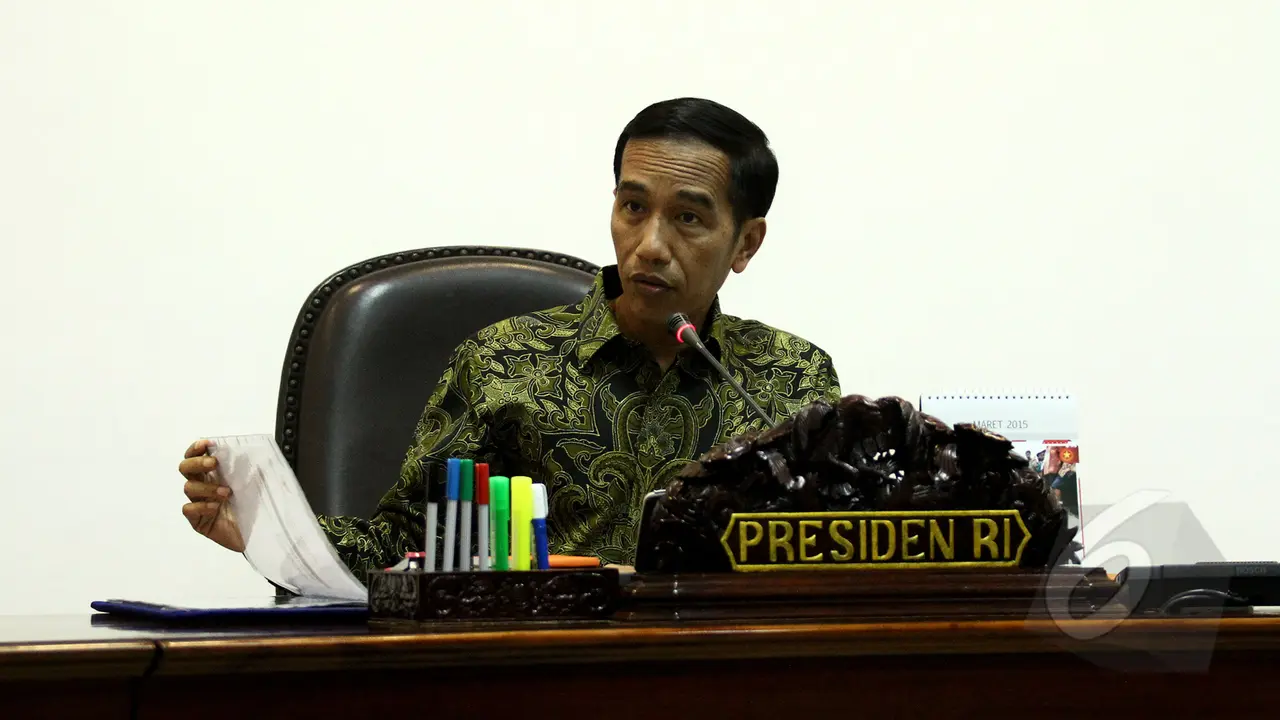 Jokowi Pimpin Rapat Paket Kebijakan Ekonomi