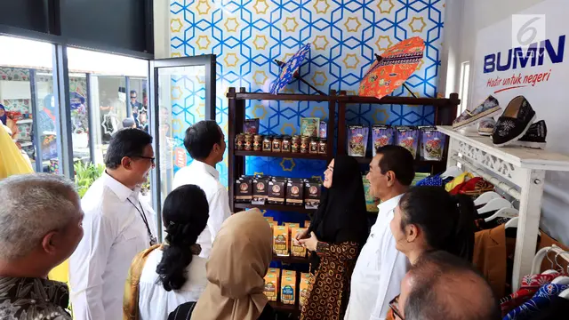 Jokowi Resmikan Halal Park di Senayan