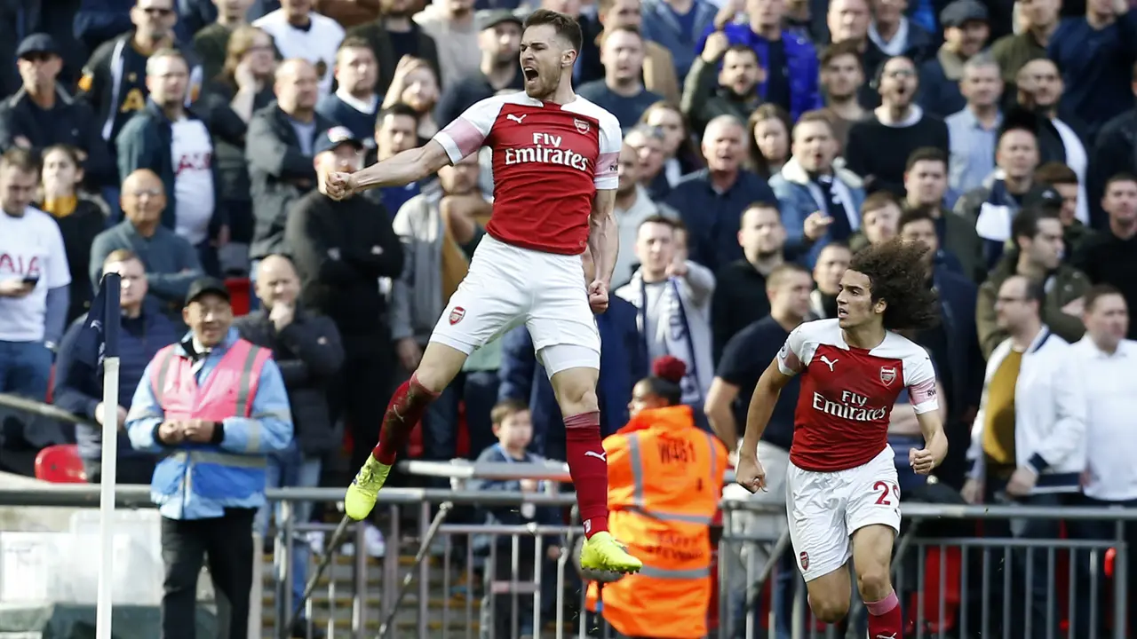 FOTO: Bermain di Wembley, Arsenal Tahan Imbang Tottenham