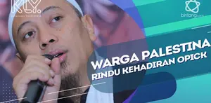 Opick Senang Lihat Antusias Warga Palestina Terhadap Masyarakat Indonesia.
