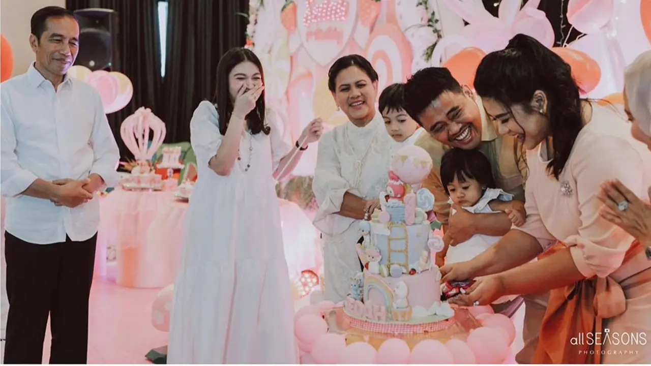 6 Momen Keseruan Ulang Tahun Sedah Mirah, Cucu Perempuan Jokowi