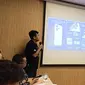 Corporate and Media Relations Lead Xiaomi Indonesia Panji Pratama saat membahas soal Redmi Note 13 Pro Plus. (Liputan6.com/Robinsyah Aliwafa Zain)