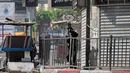 Serangan Israel juga melukai sedikitnnya 25 orang. (AFP/Jaafar Ashtiyeh)