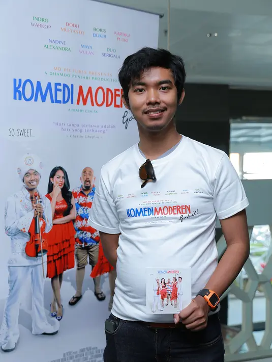 Dodit yang baru pertama kali berakting di depan layar ini mengaku peran yang dilakoninya tidak sulit dan dekat dengan kesehariannya. (Galih W.satria/Bintang.com)