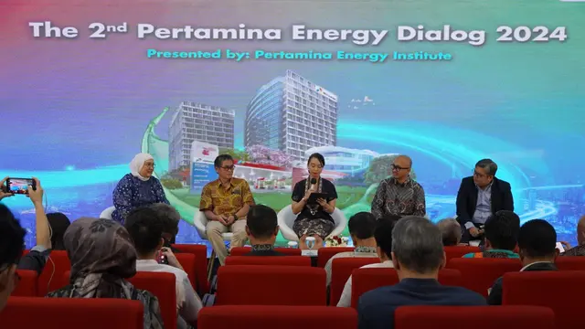 Pertamina Energy Institute bekerja sama dengan Universitas Pertamina menyelenggarakan The 2nd Pertamina Energy Dialog 2024 dengan tema "Harnessing Biofuels For Resilient and Sustainable Energy”. (Dok Pertamina)