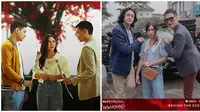 Rezky Aditya dan Jessica Mila di Balik Layar Tersanjung Series. (Sumber: Instagram/tersanjung_series)