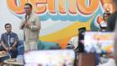 Ridwan Kamil juga memberikan kesempatan tanya jawab kepada para pendukung muda itu. (Liputan6.com/Herman Zakharia)