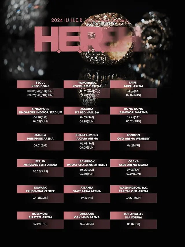 Konser IU. (Foto: Instagram/dlwlrma)