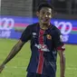 Gelandang Selangor FA, Evan Dimas, usai melawan Kuala Lumpur FA pada laga Liga Super Malaysia di Stadion Kuala Lumpur, Cheras, Minggu (4/2/2018). Kuala Lumpur FA kalah 0-2 dari Selangor FA. (Bola.com/Vitalis Yogi Trisna)